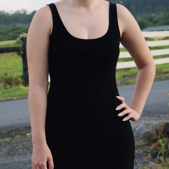 Vintage Guess 90s Black Maxi Dress - Picture 14 of 15